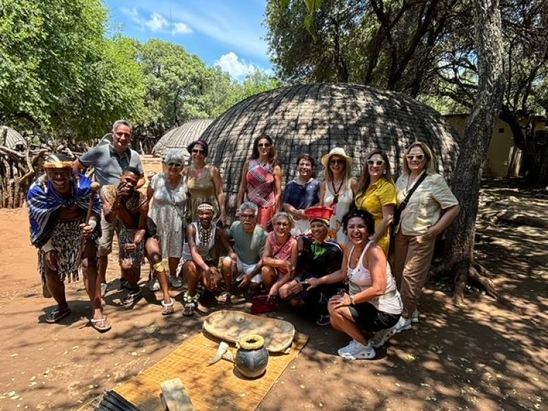Lesedi Cultural Village, Lanseria South Africa, with our wonderful clients