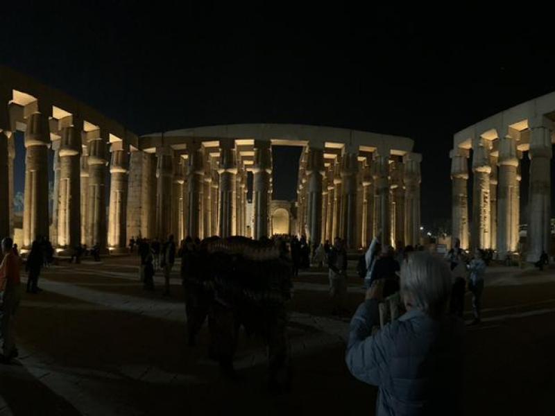 Karnak Temple at night