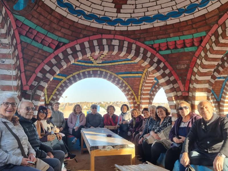 Aswan, Nomadic house, tea with the lovely nomads